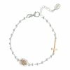 Palais du Rosaire Bracelet Argent | Bracelet En Argent Avec Une Medaille De La Vierge Miraculeuse Et Une Croix
