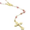 Palais du Rosaire Chapelet Resine | Chapelet De Lourdes Grains Resine Colores Et Coeur Apparition De Lourdes