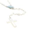 Palais du Rosaire Chapelet Nacre | Chapelet De L'Apparition De Lourdes En Nacre Ovale