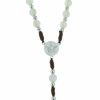 Palais du Rosaire Chapelet Nacre | Chapelet De Lourdes Avec Des Grains En Nacre Sur Corde