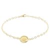 Palais du Rosaire Bracelet Plaque Or | Bracelet Plaque Or, Medaille Centrale Double Face Apparition De Lourdes Et Vierge Marie
