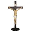 Palais du Rosaire Statue De Grande Taille | Crucifix En Resine A Poser De 106 Cm