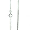 Palais du Rosaire Collier En Argent | Chaine En Argent Gourmette Limee 70 Cm