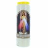Palais du Rosaire Bougie Neuvaine | Lot De 6 Bougies De Neuvaine Christ Misericordieux 17,5Cm