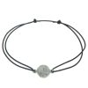 Palais du Rosaire Bracelet Argent | Bracelet De Lourdes En Corde Avec Une Medaille En Argent Rhodie