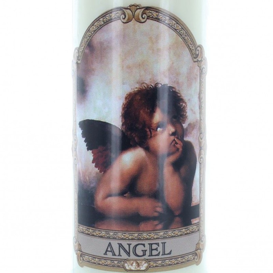 Palais du Rosaire Bougie Neuvaine | Lot De 20 Bougies Neuvaine Ange Raphael