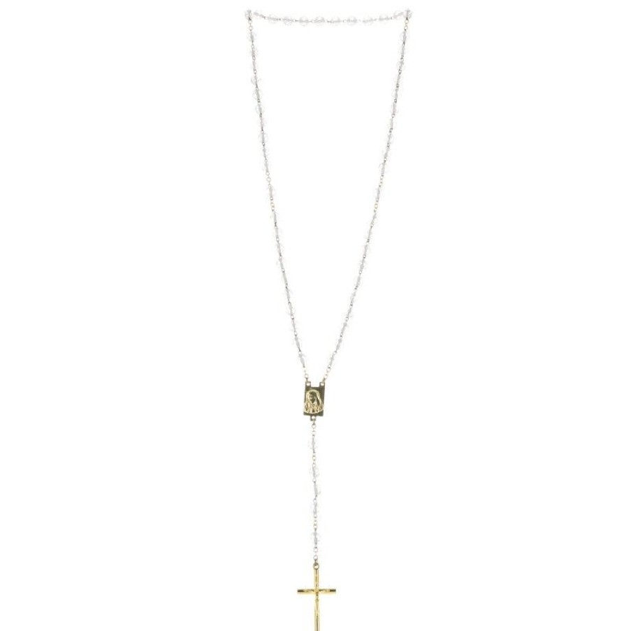 Palais du Rosaire Chapelet Cristal | Chapelet Moderne De Lourdes Avec Grains En Cristal