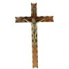 Palais du Rosaire Crucifix Bois | Crucifix En Bois Avec Le Christ En Dore De 23 Cm