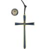 Palais du Rosaire Crucifix Metal | Crucifix Epure En Bronze 10 Cm