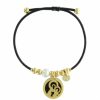 Palais du Rosaire Bracelet Fantaisie | Bracelet Religieux Avec Une Medaille De Notre Dame Du Mont Carmel