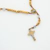 Palais du Rosaire Chapelet Bois | Chapelet En Bois D'Olivier Avec Medailles Religieuses