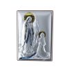Palais du Rosaire Cadre Religieux | Cadre Religieux Apparition De Lourdes Argentee 8 X 11 Cm